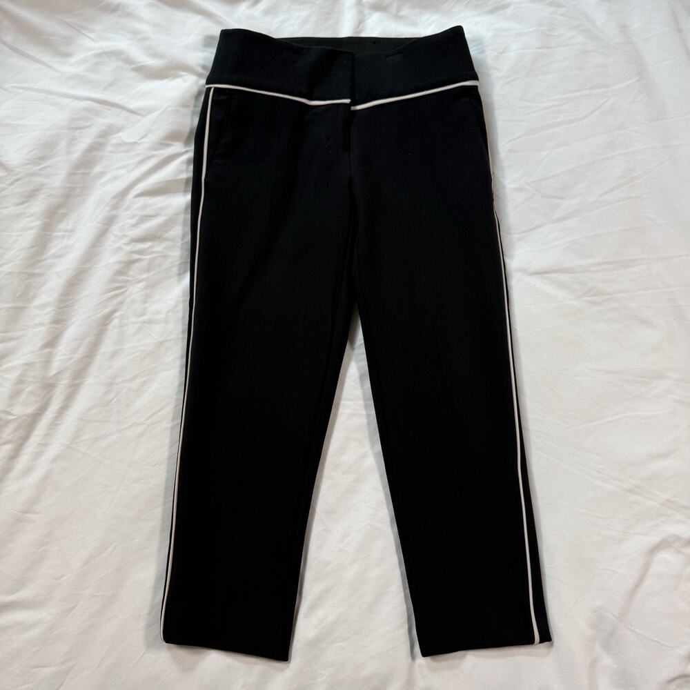 Y2K‎ XOXO Black White Stripe Capris Womens Size 0